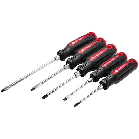 Powerbuilt 5 Pc Screwdriver Set (DB) 646181